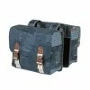 Double Sacoche Vélo BASIL Bohème 35L Bleu Indigo