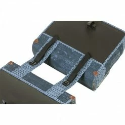 Double Sacoche Vélo BASIL Bohème 35L Bleu Indigo -Accessoires vélo de route Soldes Magasin double sacoche velo basil boheme 35l bleu indigo 4