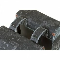 Double Sacoche Vélo BASIL Bohème 35L Gris -Accessoires vélo de route Soldes Magasin double sacoche velo basil boheme 35l gris 5