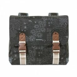 Double Sacoche Vélo BASIL Bohème 35L Gris -Accessoires vélo de route Soldes Magasin double sacoche velo basil boheme 35l gris 6