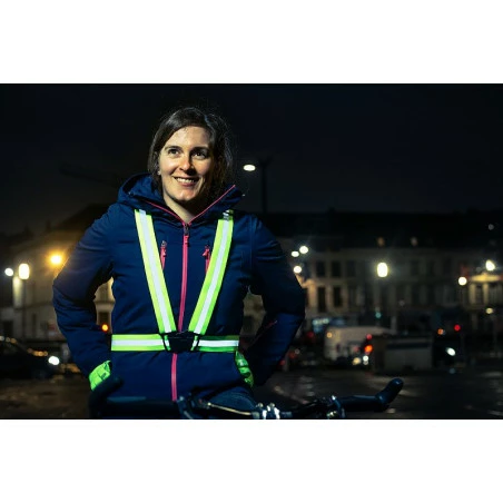 Harnais Fluorescent Ajustable Jaune WOWOW 2 Harnais Fluorescent Ajustable Jaune WOWOW – Image 2