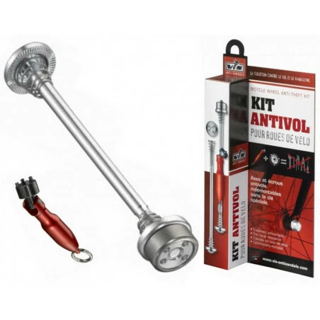 ANTI-VANDALE KIT ANTIVOL VÉLO AXE DE ROUE ARRIERE 1 ANTI-VANDALE KIT ANTIVOL VÉLO AXE DE ROUE ARRIERE