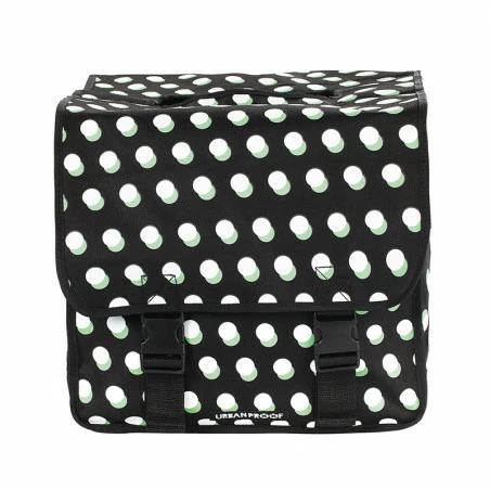 Paire Sacoches Vélo 40L URBAN PROOF Dots Noir 2 Paire Sacoches Vélo 40L URBAN PROOF Dots Noir – Image 2