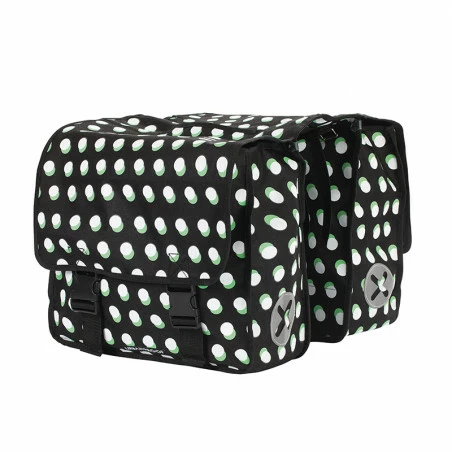 Paire Sacoches Vélo 40L URBAN PROOF Dots Noir 1 Paire Sacoches Vélo 40L URBAN PROOF Dots Noir