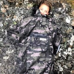 Poncho Pluie Urbain THE PEOPLE'S PONCHO 3.0 Edition Limitée Camo -Accessoires vélo de route Soldes Magasin poncho pluie urbain the people s poncho 30 edition limitee camo 2