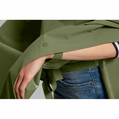 Poncho Pluie Vélo BASIL Hoga Vert Olive 10 Poncho Pluie Vélo BASIL Hoga Vert Olive – Image 10