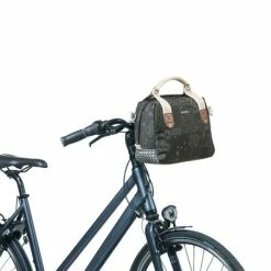 Sacoche De Guidon Vélo BASIL Bohème 8L Gris -Accessoires vélo de route Soldes Magasin sacoche de guidon velo basil boheme 8l gris 7