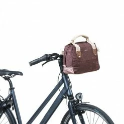Sacoche De Guidon Vélo BASIL Bohème 8L Rouge Figue -Accessoires vélo de route Soldes Magasin sacoche de guidon velo basil boheme 8l rouge figue 5