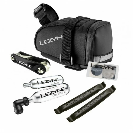SACOCHE LEZYNE M CADDY Chargée/ CO2-KIT 1 SACOCHE LEZYNE M CADDY Chargée/ CO2-KIT