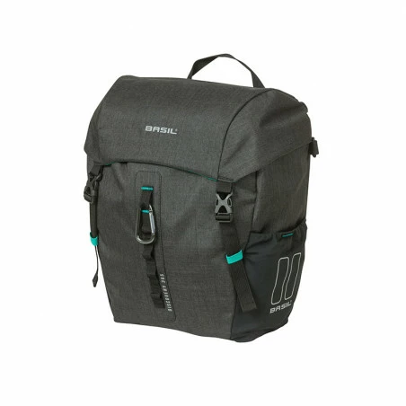 Sacoche Simple Vélo Basil Discovery 365D 9L Noir Mêlée 1 Sacoche Simple Vélo Basil Discovery 365D 9L Noir Mêlée