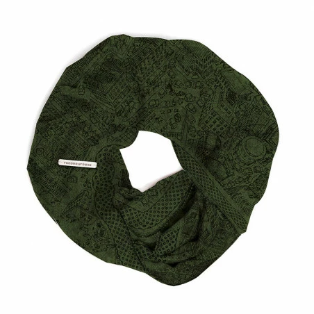 Tour De Cou Hiver Vélo TUCANO URBANO City Kaki 1 Tour De Cou Hiver Vélo TUCANO URBANO City Kaki